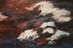 Clouds Over A Distant Planet, Oil 30" x 60"