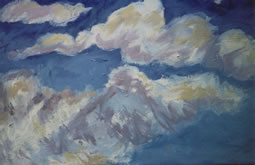 Summer Clouds, Oil 36" x 60"
